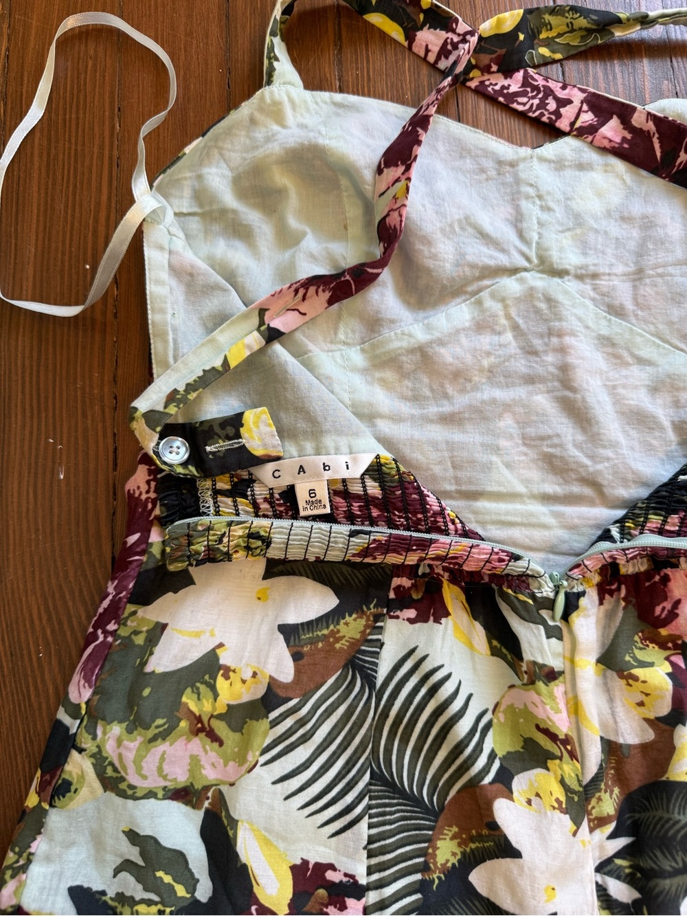 CAbi Floral Sleeveless Camisole - Picture 6 of 8